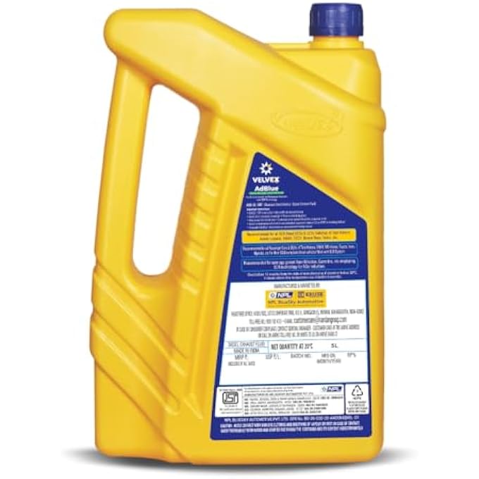 VELVEX ADBLUE DEF - DIESEL EXHAUST FLUID FOR DIESEL ENGINES | SUITABLE FOR ALL DIESEL ENGINES FOR BS4 & BS6 | HELPING TO IMPROVE AIR QUALITY | REDUCE NOX | OEM APPROVED | VDA APPROVED | SIZE - 5L - Image 2